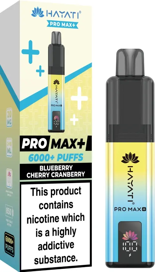 Hayati Pro Max Plus Blueberry Cherry Cranberry